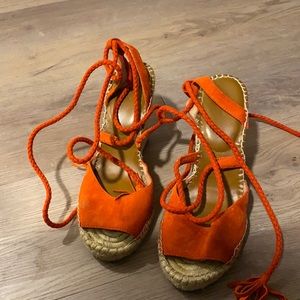 Joie size 38 lace up sandals